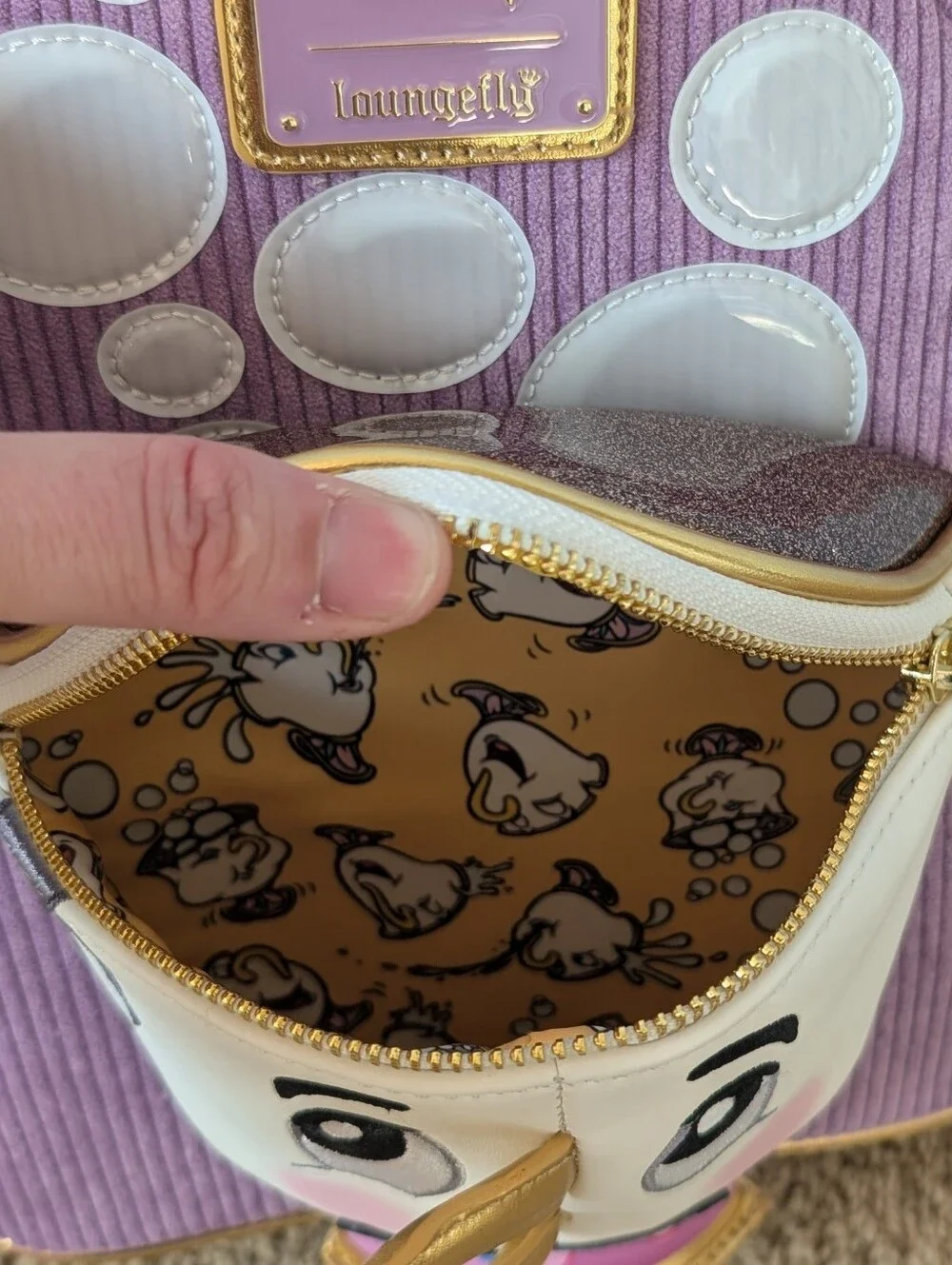 Loungefly Beauty And The Beast- Chip Mini Backpack